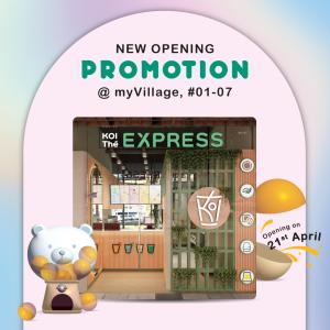 KOI myVillage Grand Opening Promotion (21-22 Apr 2024)