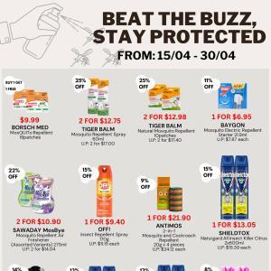 Sheng Siong Beat the Buzz and Stay Protected Promotion (15-30 Apr 2024)