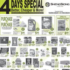 Sheng Siong 4 Days Special Promotion (18-21 Apr 2024)