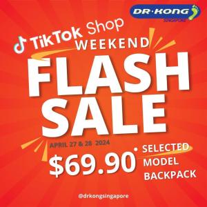 Dr.Kong TikTok Shop Flash Sale: Backpacks Just $69.90 on April 27-28, 2024!