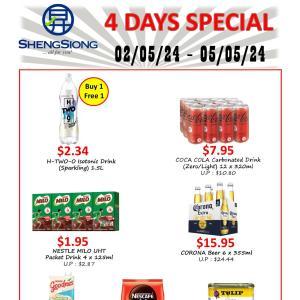 Sheng Siong 4 Days Promotion (2-5 May 2024)