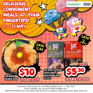 Savor DONKI's Delicious Deals on GrabMart (May 1-31, 2024)