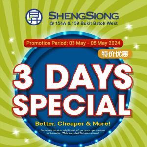 Shop and Save at Sheng Siong's 3-Day Mega Sale in Bukit Batok (May 3-5, 2024)