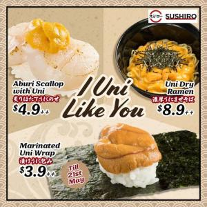 Explore Unique Uni Delicacies at Sushiro – Uni Promotion Until May 21, 2024!