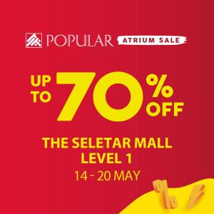 Popular Atrium Sale at The Seletar Mall: Up to 70% OFF Stationery and Books (May 14-20, 2024)