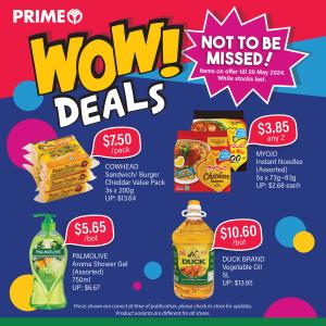 Prime Supermarket Promotion: WOW Deals from 17-20 May 2024