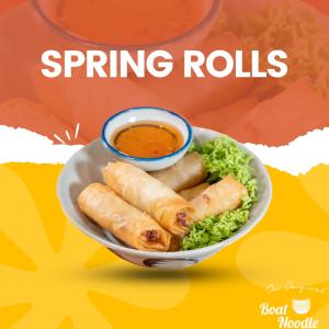 Boat Noodle New Snack: Delicious Spring Rolls Now Available!