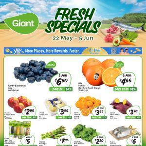 Giant Fresh Items Promotion from 22 May - 5 June 2024