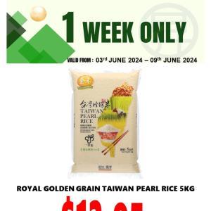 Sheng Siong Rice Promotion from 3-9 June 2024