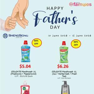 Sheng Siong Father's Day Promotion from 6-9 June 2024