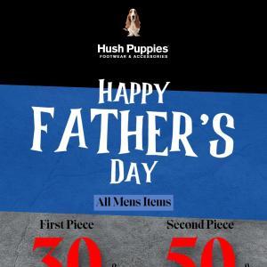 Hush Puppies Father's Day Sale: Up to 50% OFF & Exclusive Gift Sets from 14-17 June 2024