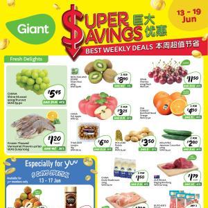 Giant Promotion: Super Savings Deals from 13-19 June 2024