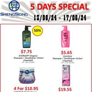Sheng Siong Promotion: 5 Days Special Deals from 13-17 June 2024